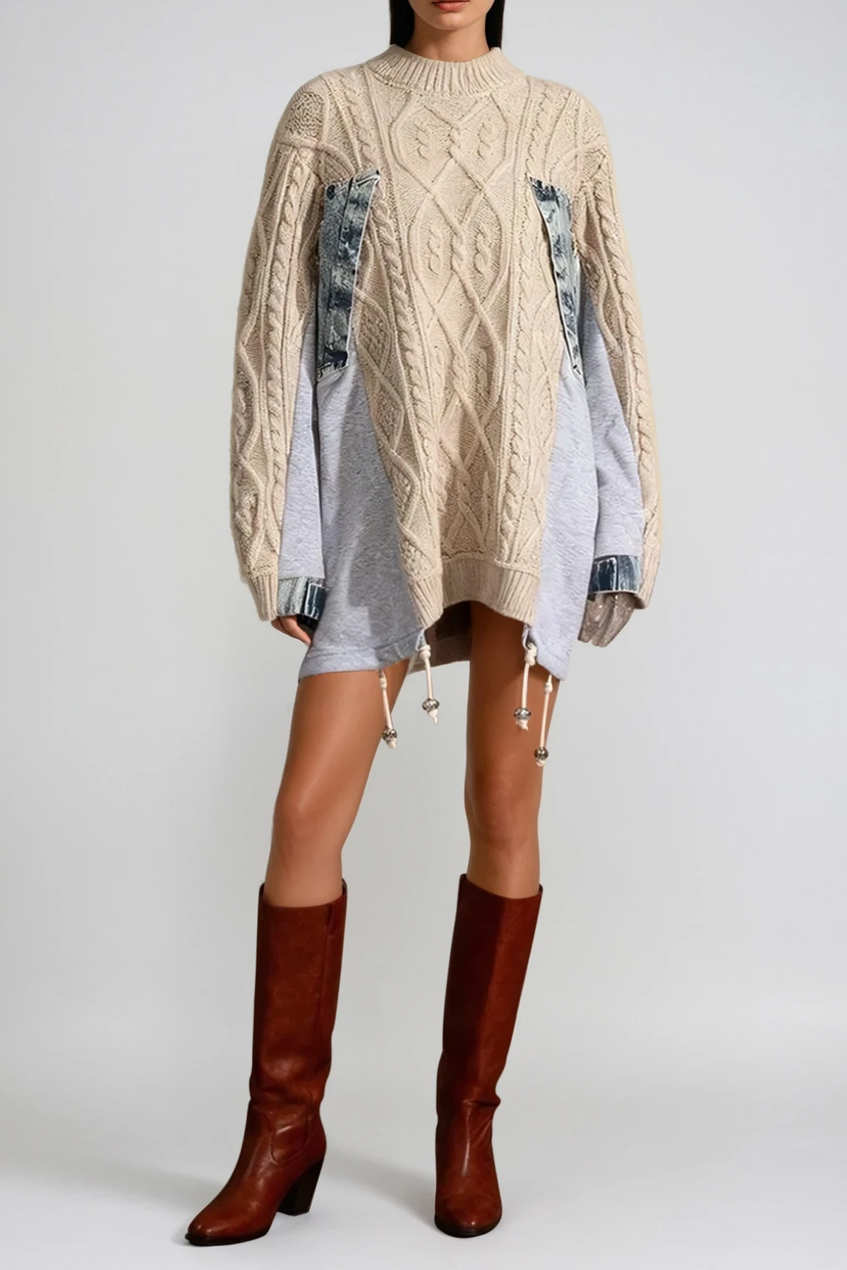 Drea Deconstruct Knit Mini Dress
