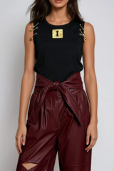 Dream Sleeveless Paperclip Top