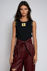 Dream Sleeveless Paperclip Top