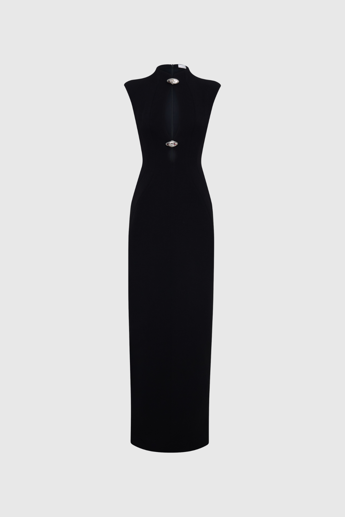 Duarte Sleeveless Cutout Maxi Dress In Black