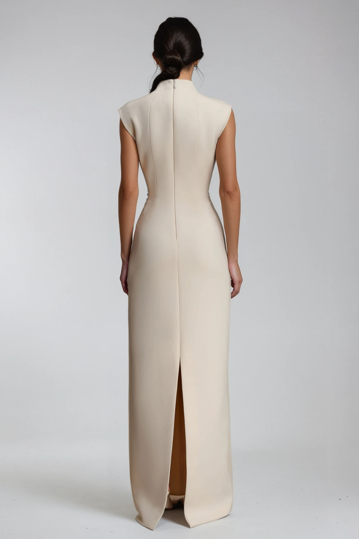 Duarte Sleeveless Cutout Maxi Dress In White