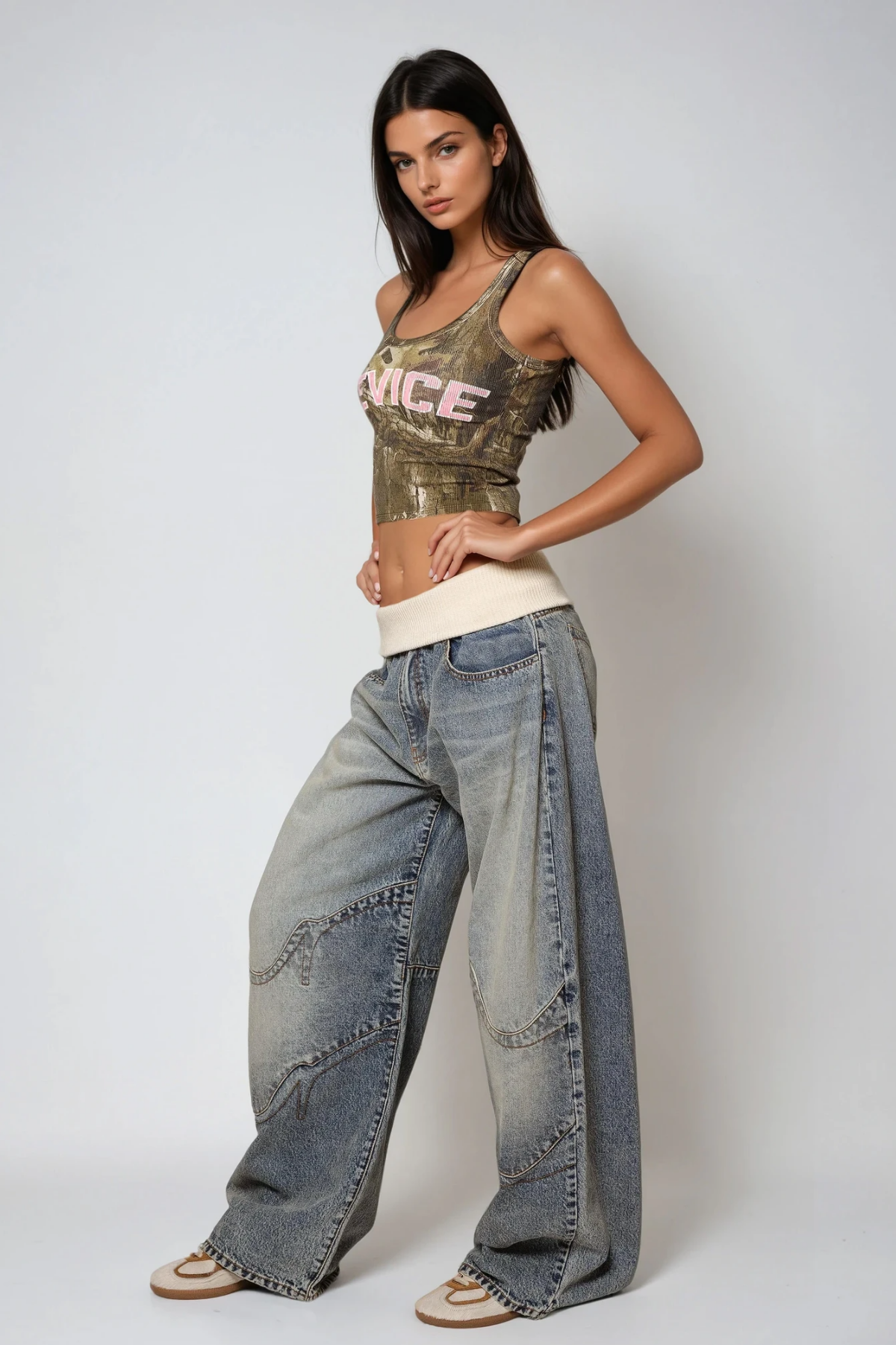 Durdy Deconstruct Knit Jeans In Blue