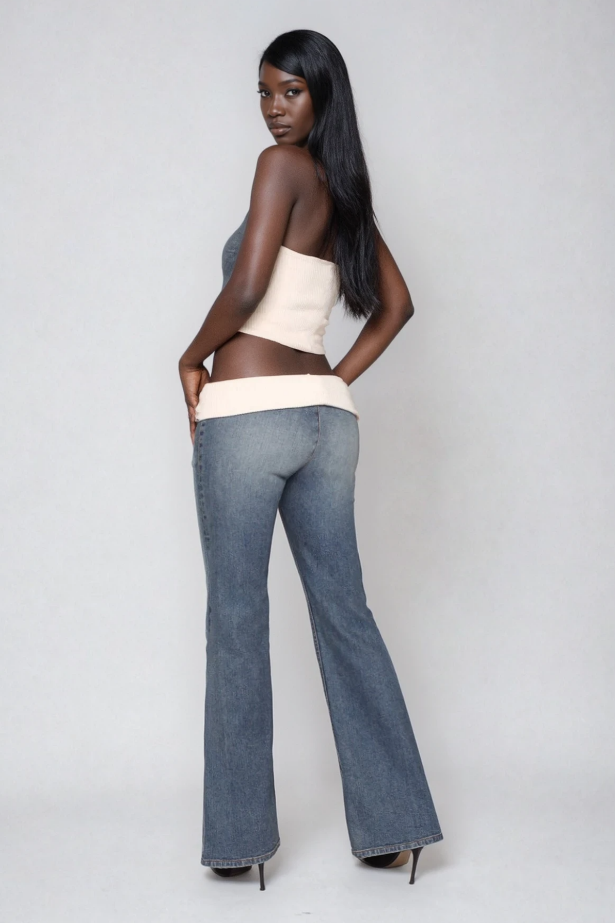 Durdy Low Rise Deconstruct Jeans
