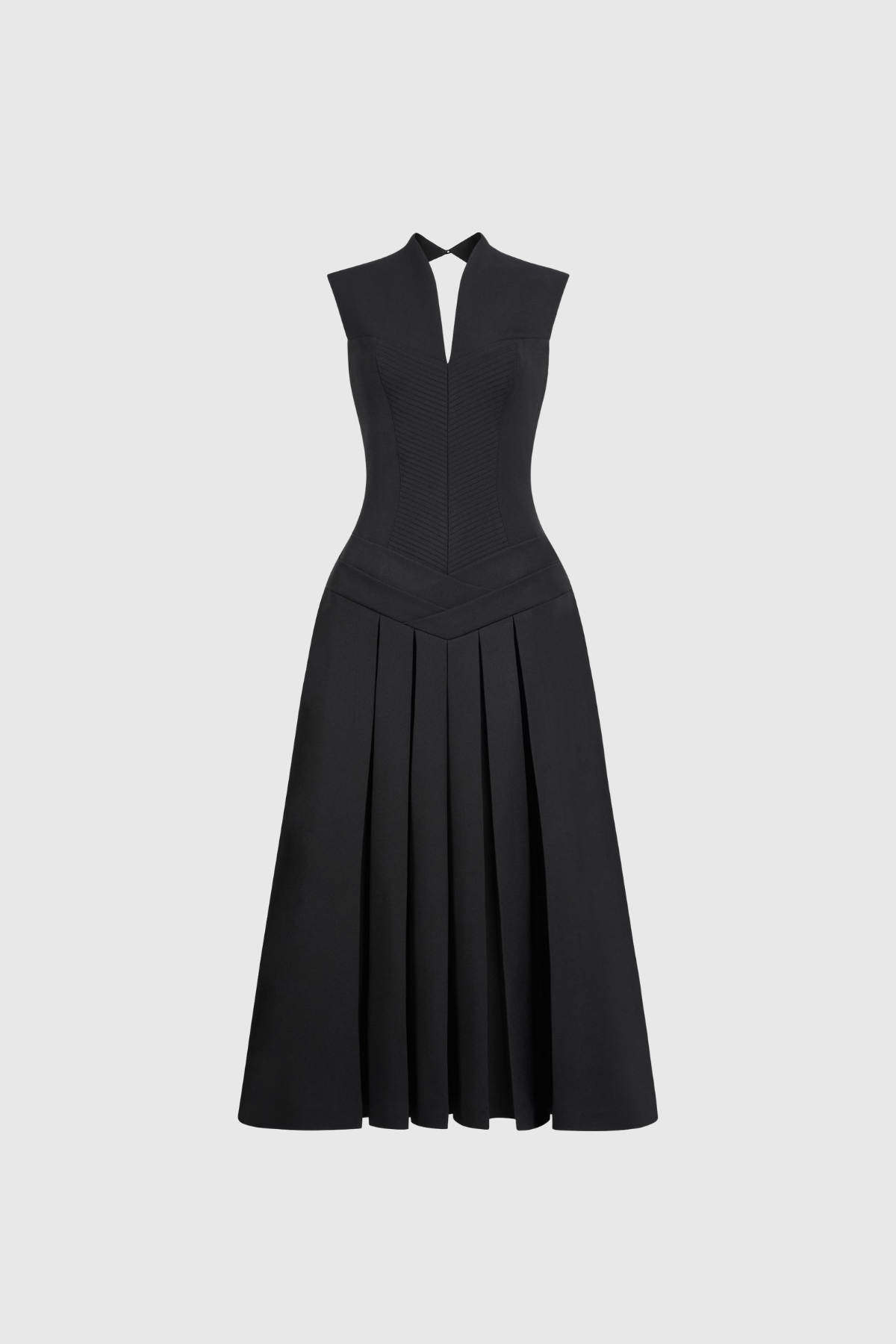 Dusanka Sleeveless Pleated Midi Dress