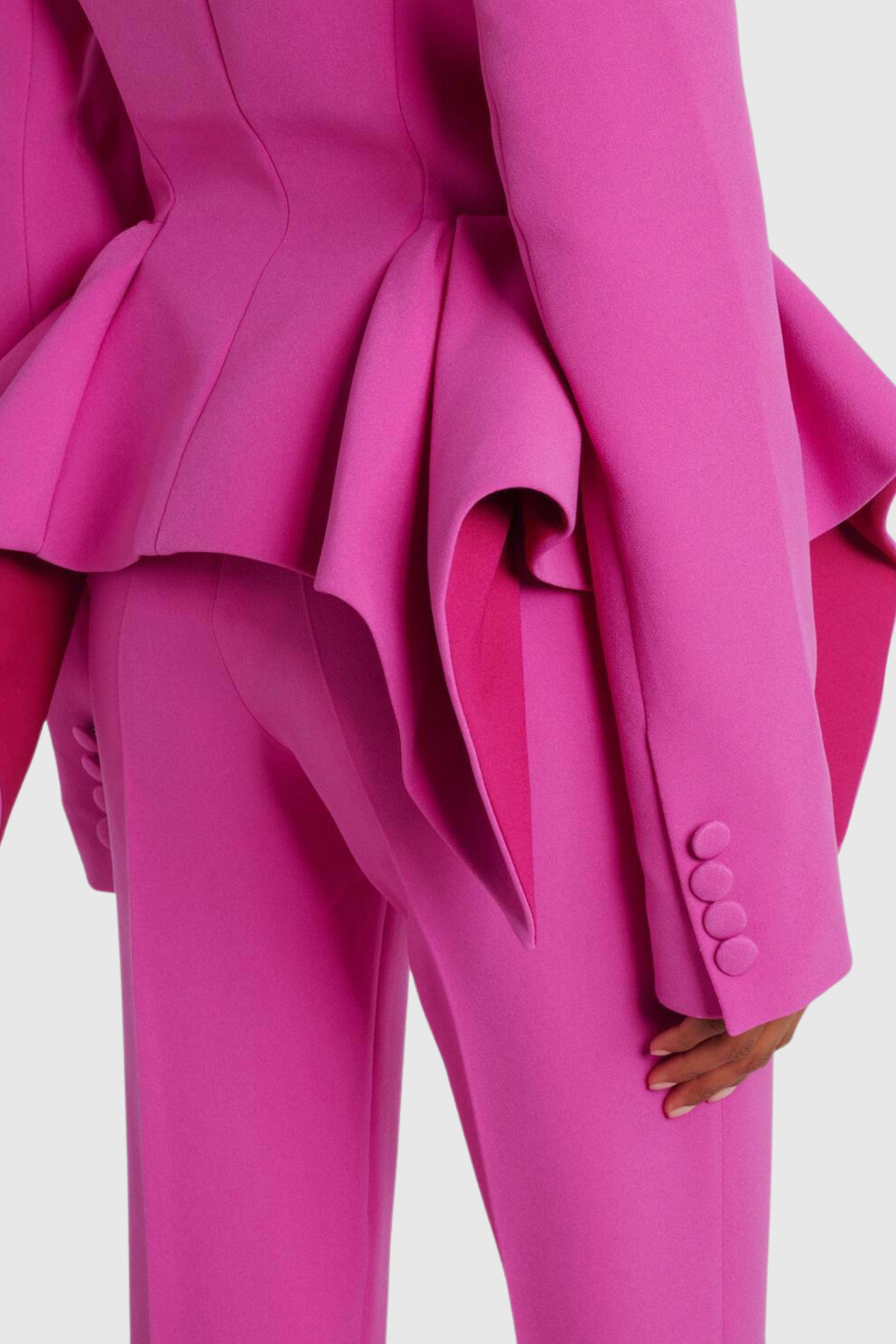 Dzafer Ruffle Bootcut Pants Set