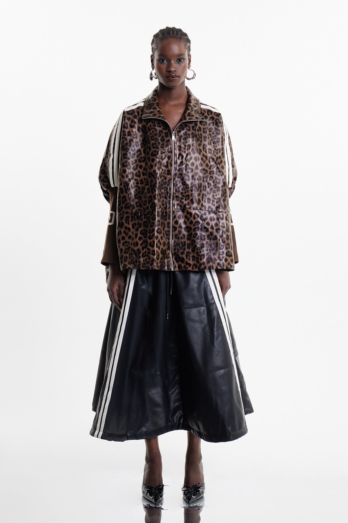 Edel Leopard Leather Jacket