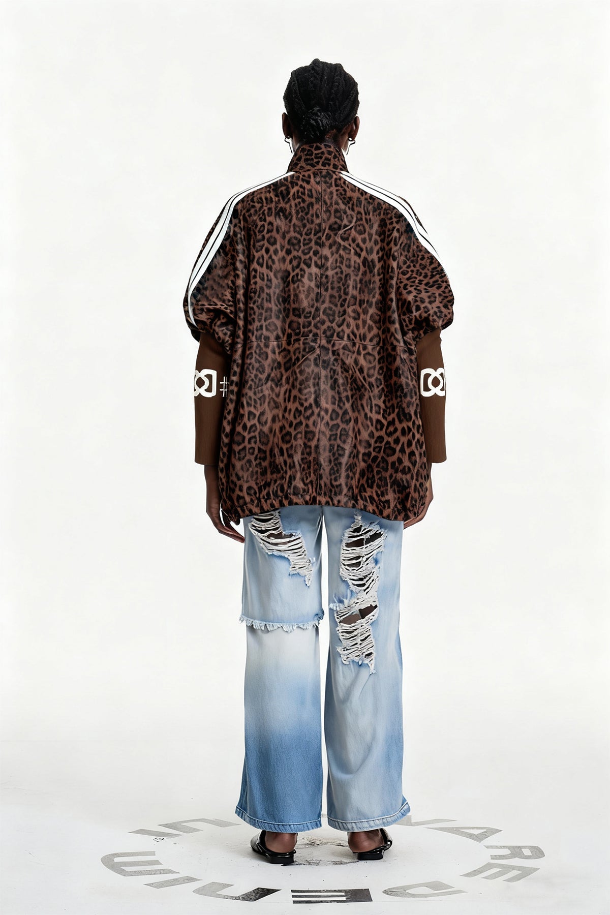 Edel Leopard Leather Jacket