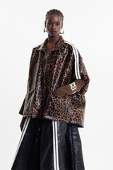 Edel Leopard Leather Jacket