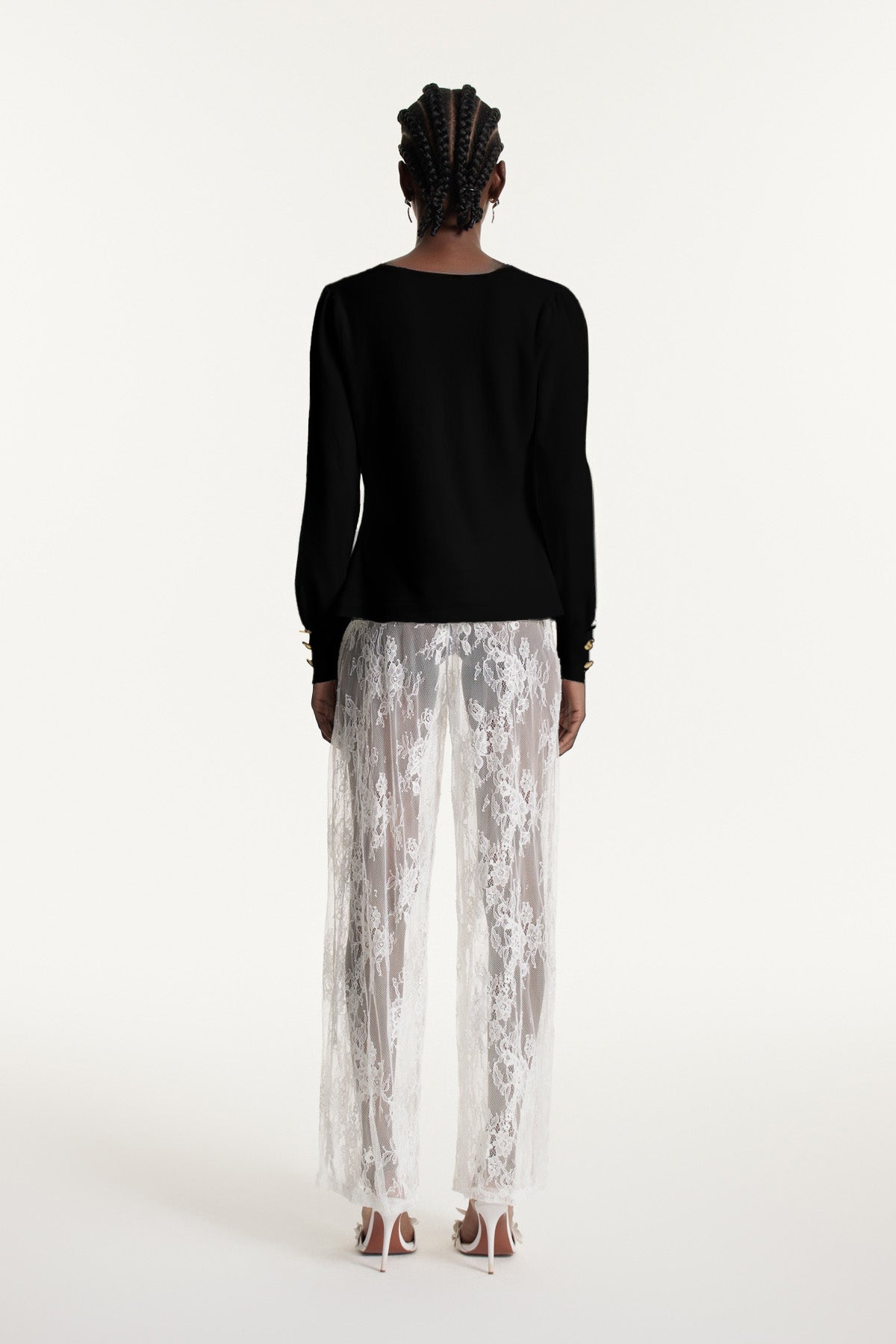 Edmonda Ruch Knit Top In Black
