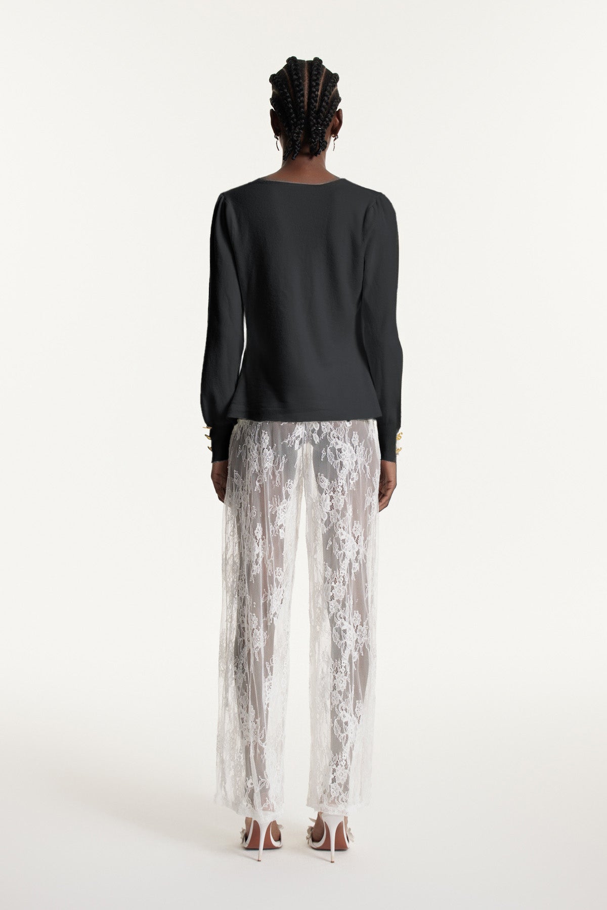Edmonda Ruch Knit Top In Grey