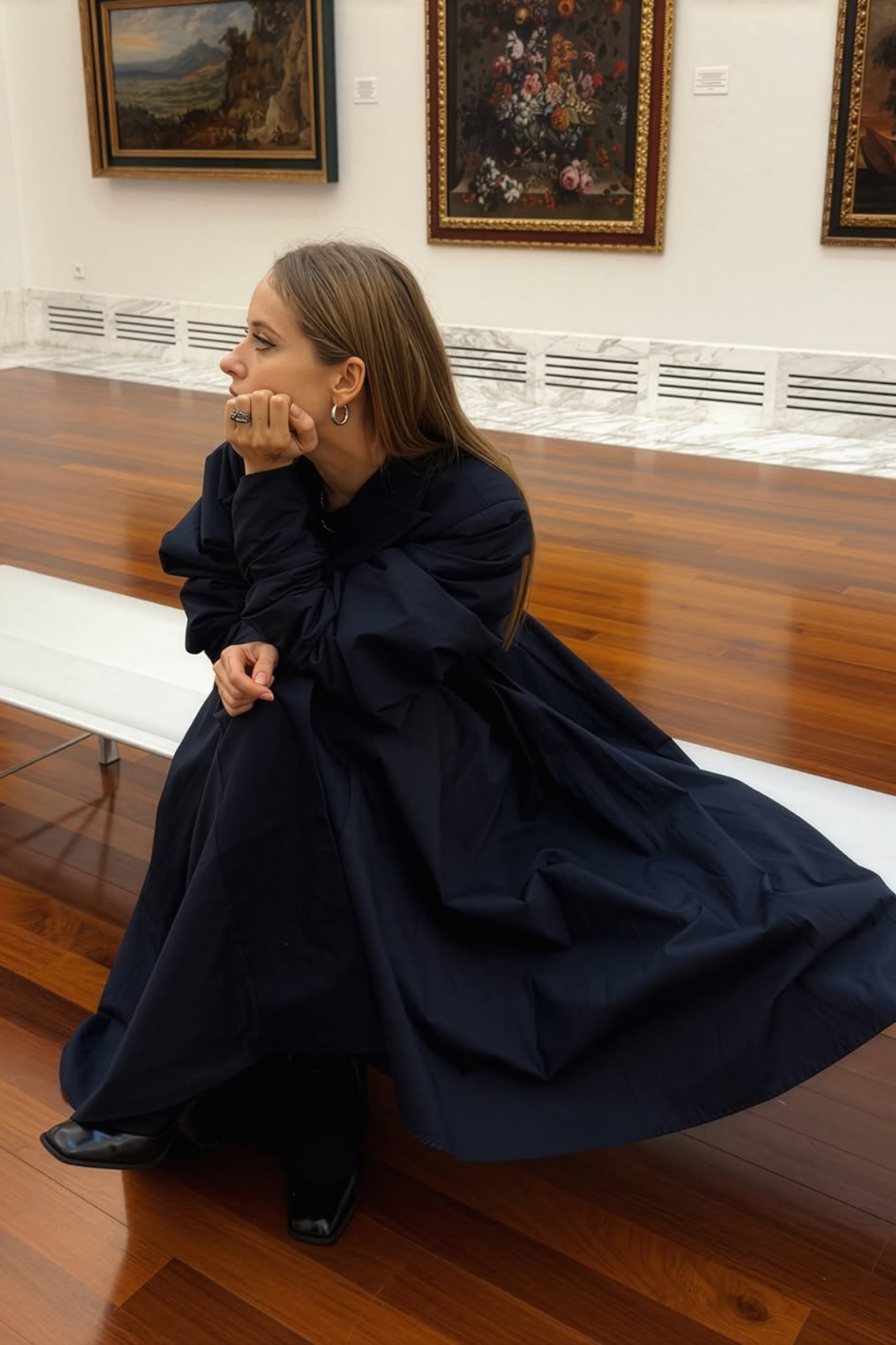 Eerika Ruch Deconstruct Balloon Sleeve Coat