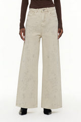 Eidel Rhinestone Jeans In Grey