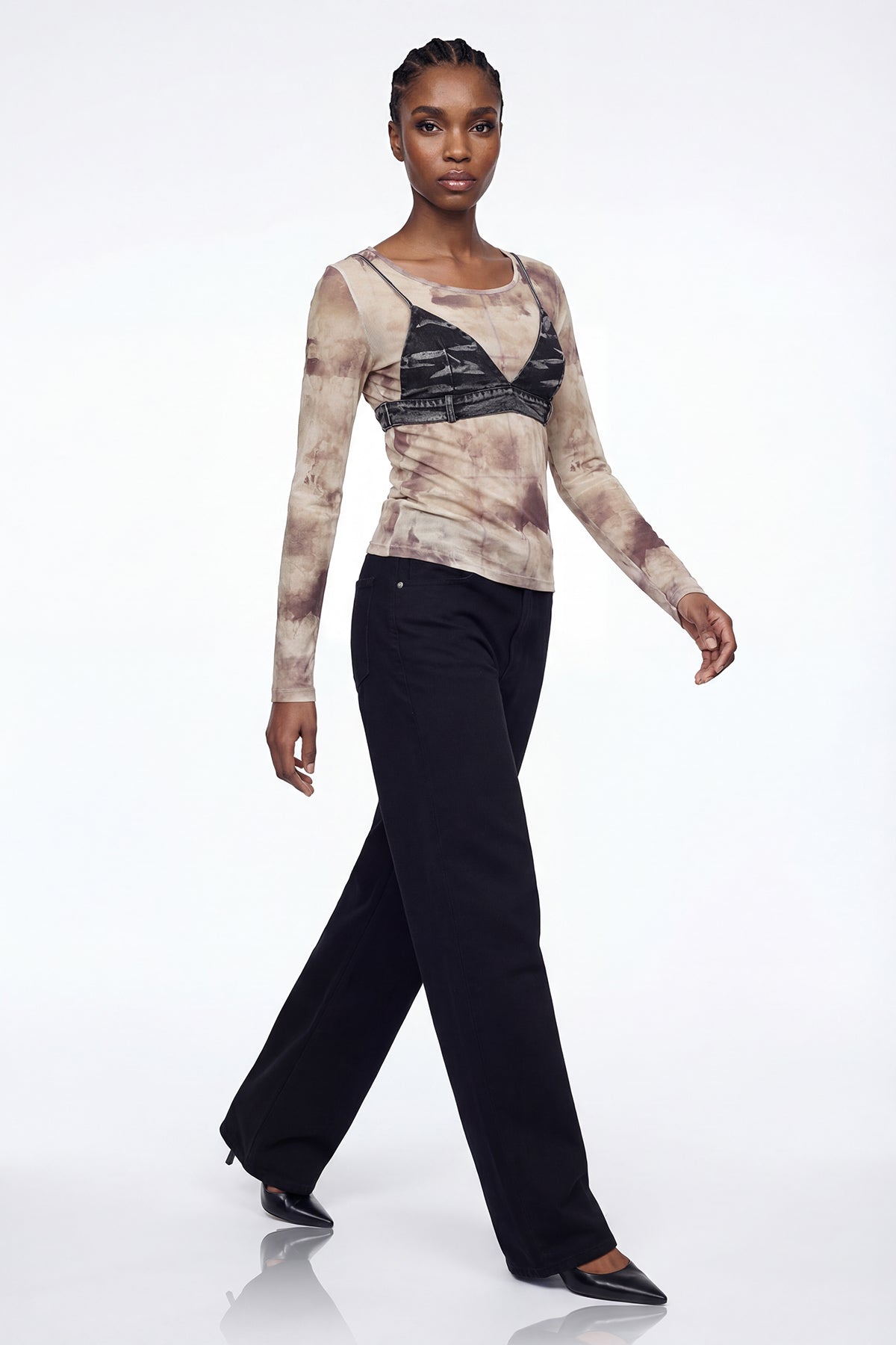 Eliou Tie Dye Deconstruct Top