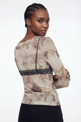 Eliou Tie Dye Deconstruct Top