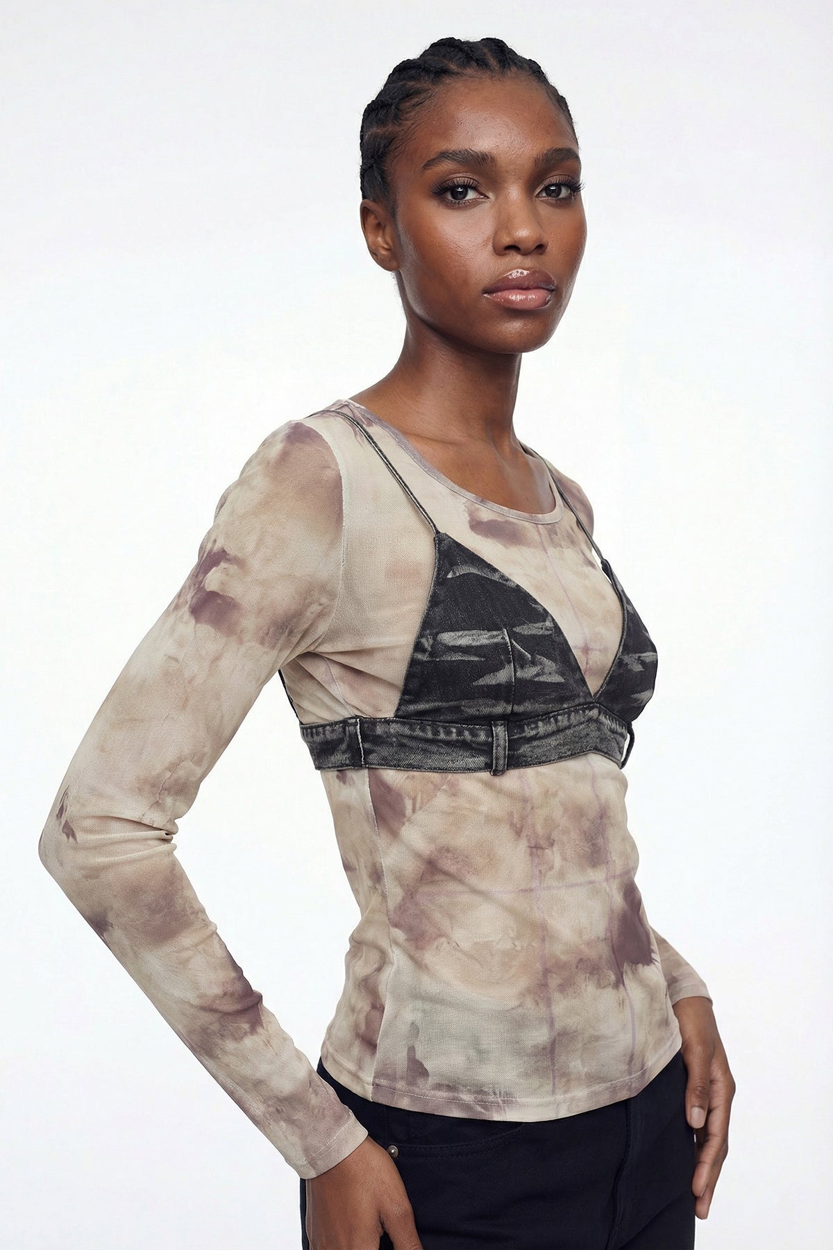 Eliou Tie Dye Deconstruct Top