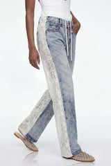 Elioud Rhinestone Print Pants