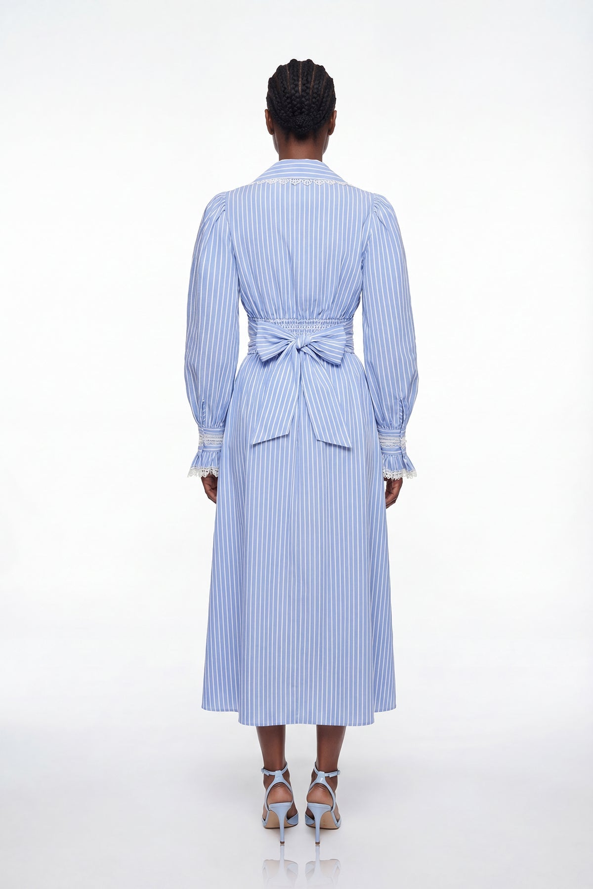 Elisabeth Stripe Rhinestone Skirt Set