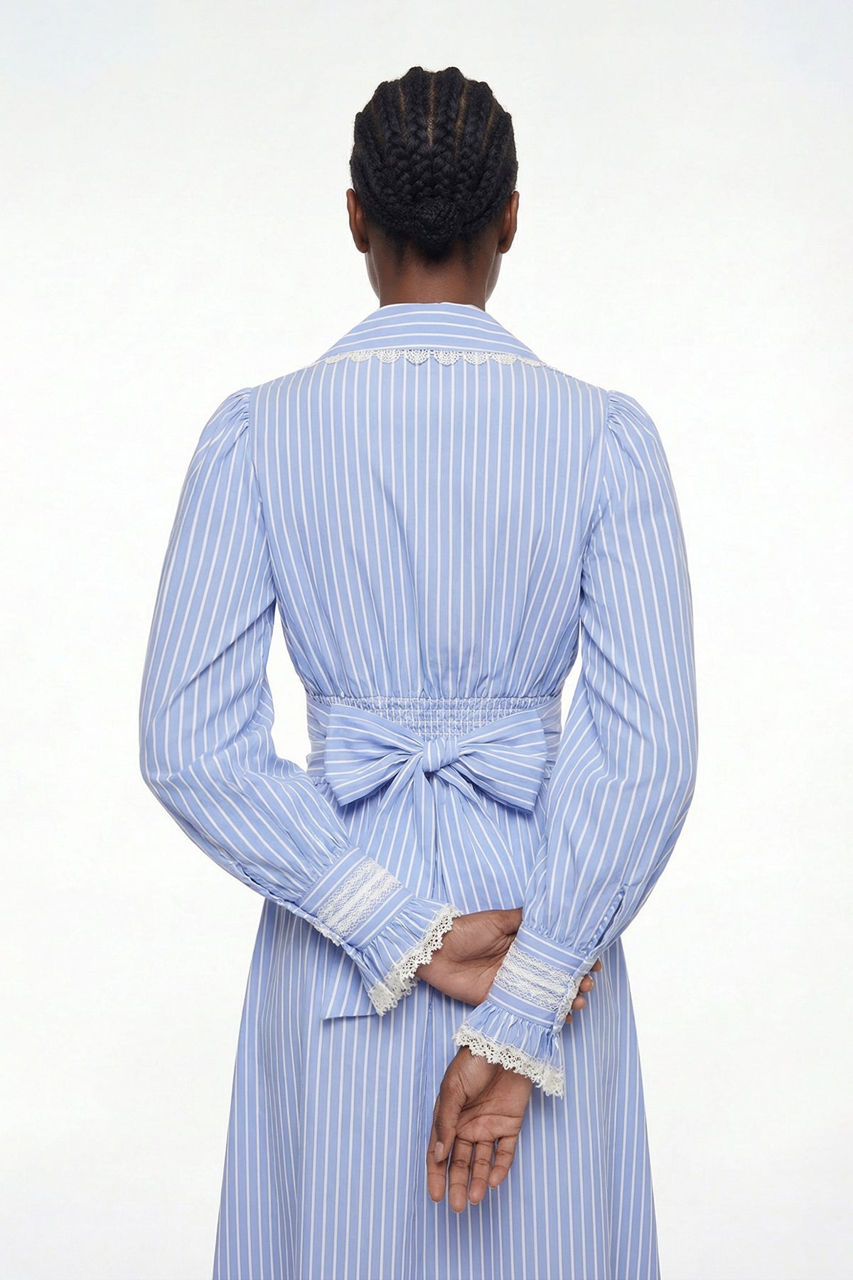 Elisabeth Stripe Rhinestone Skirt Set