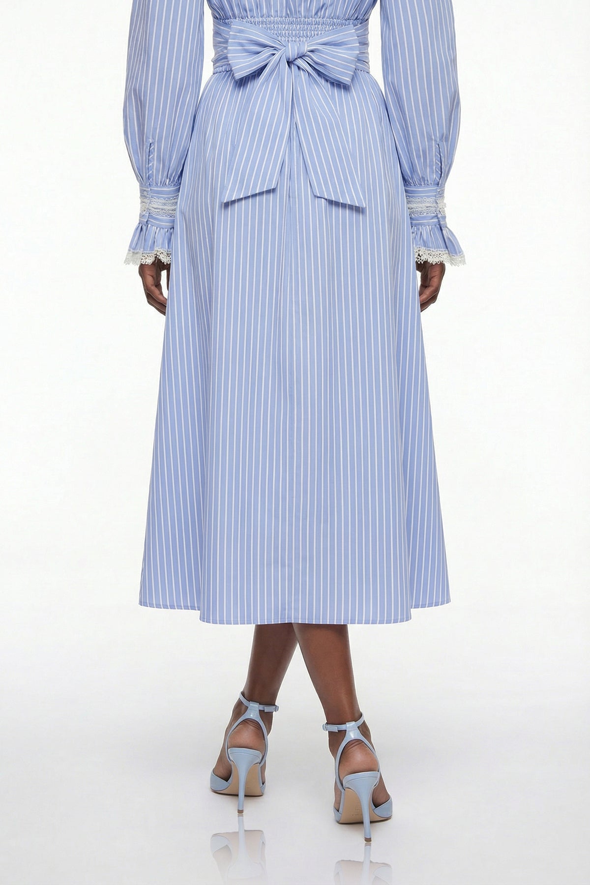 Elisabeth Stripe Rhinestone Skirt Set