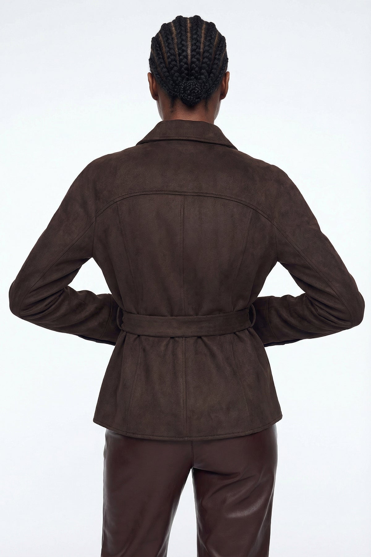 Elisey Suede Tie Up Jacket