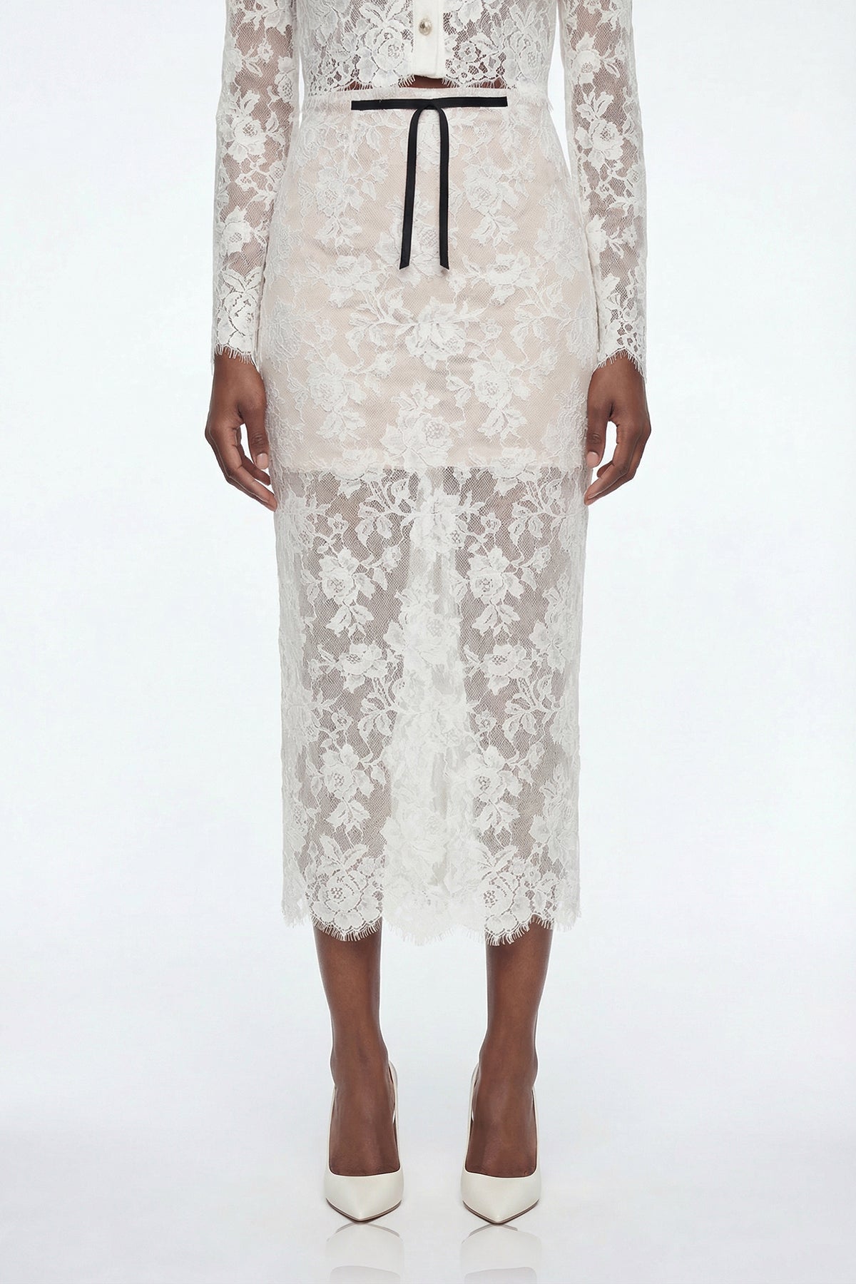 Elisheba Lace Skirt Set