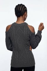 Elissa Cutout Bow Knit Skirt Set