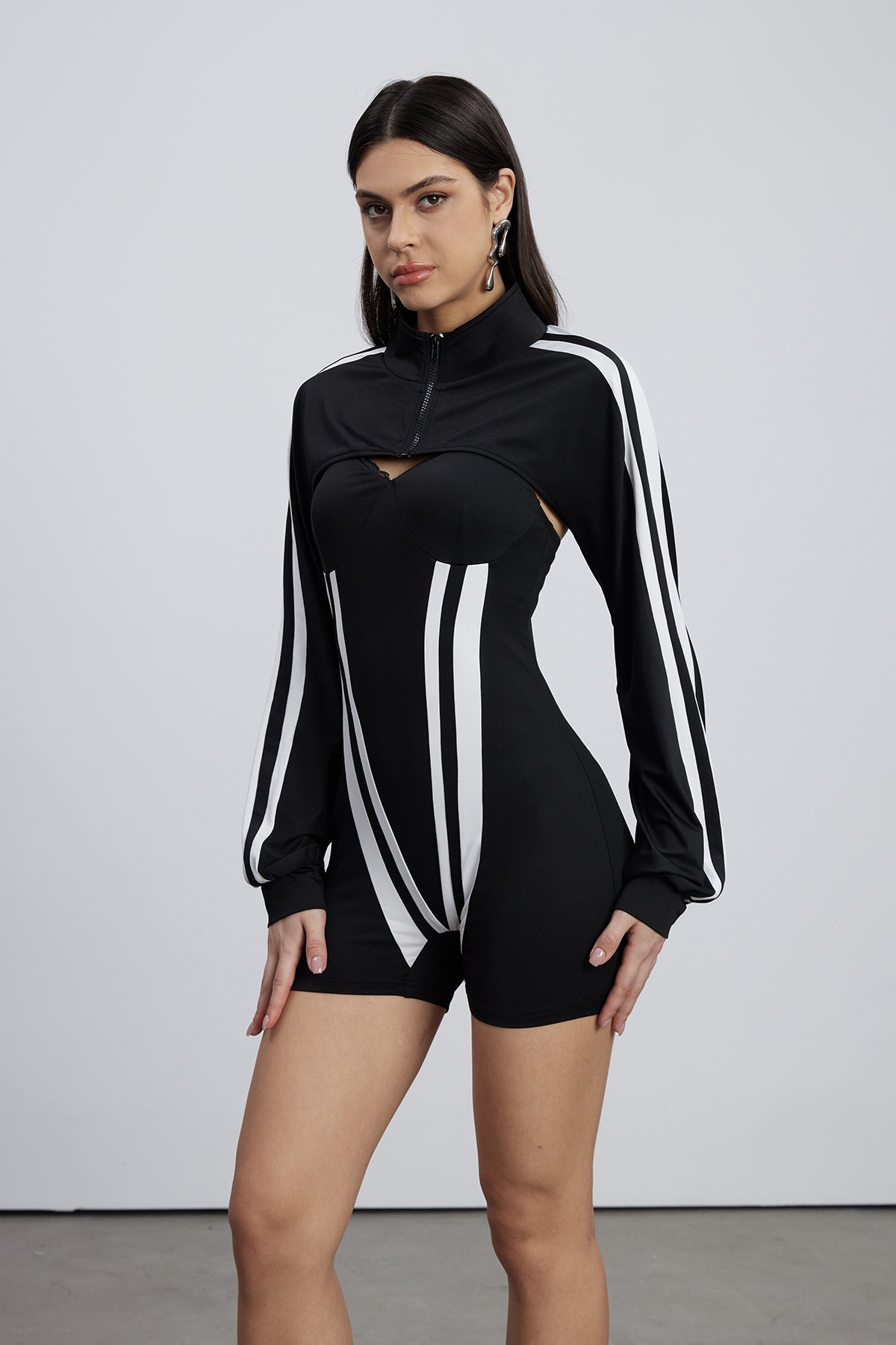 Emin Two Piece Bodycon Playsuit
