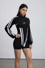 Emin Two Piece Bodycon Playsuit