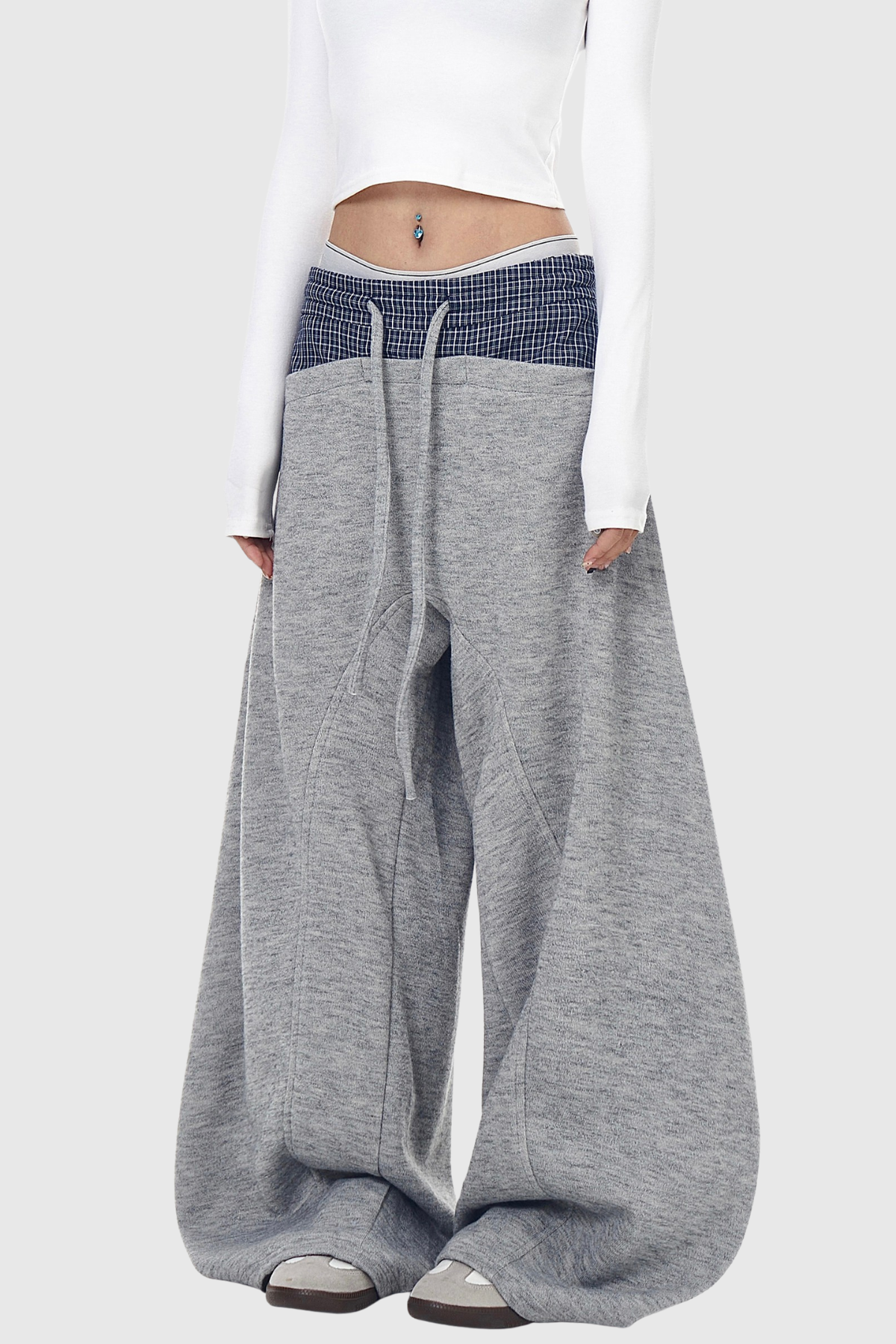 Emmaline Deconstruct Grid Pants