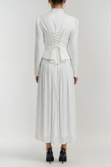 Emmett Crystal Flower Skirt Set