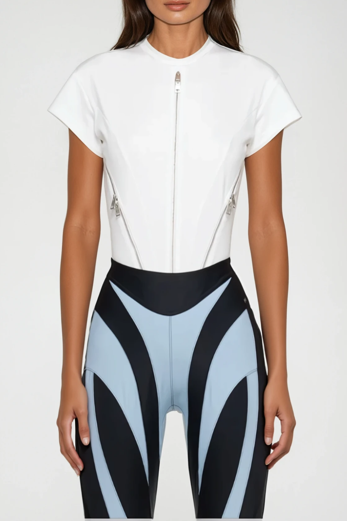 Faiga Zipper Bodysuit