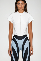 Faiga Zipper Bodysuit