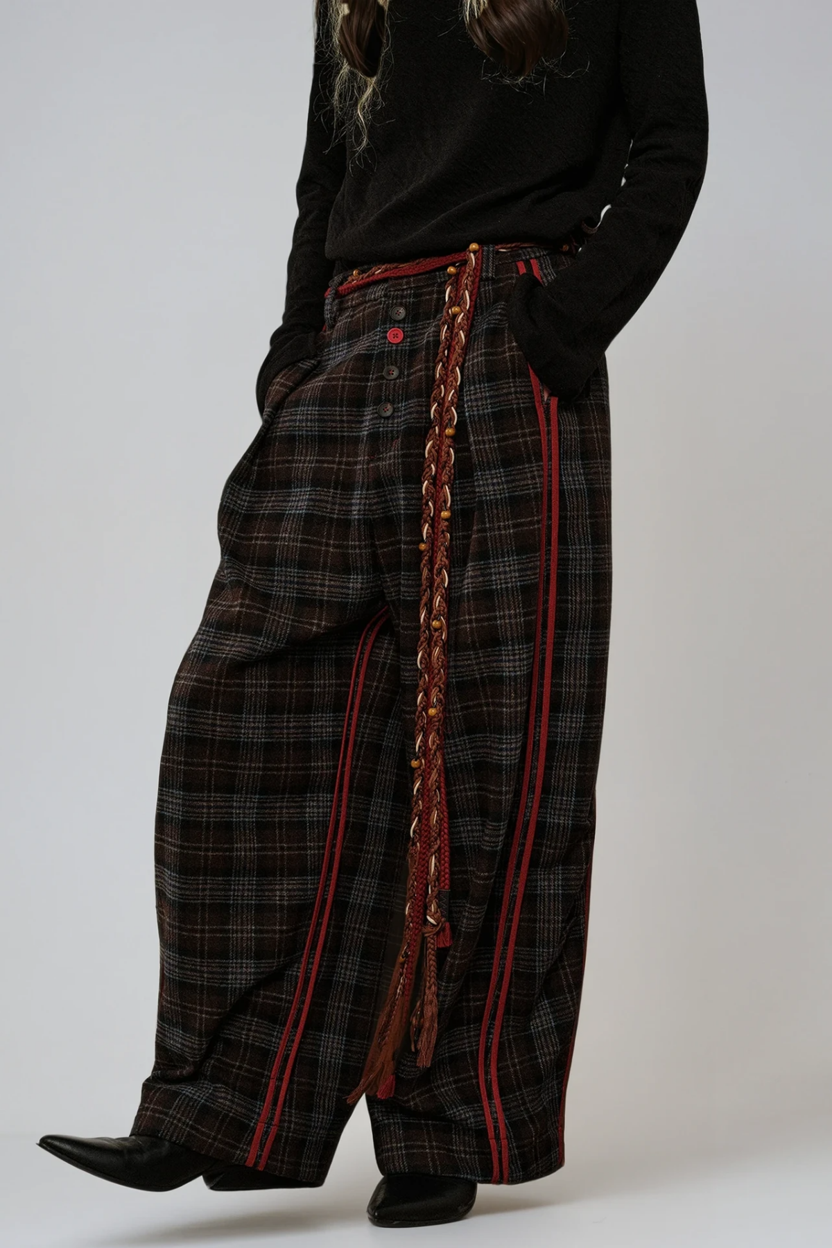 Faisal Plaid Pants