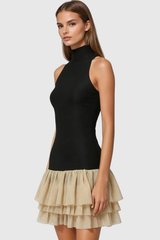 Faithe Tank Top Ruffle Mini Dress