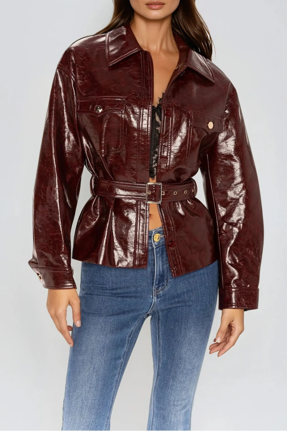 Faiza Leather Jacket