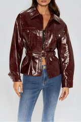 Faiza Leather Jacket