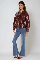 Faiza Leather Jacket