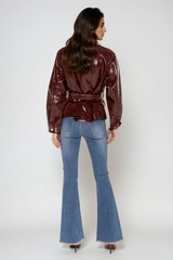 Faiza Leather Jacket