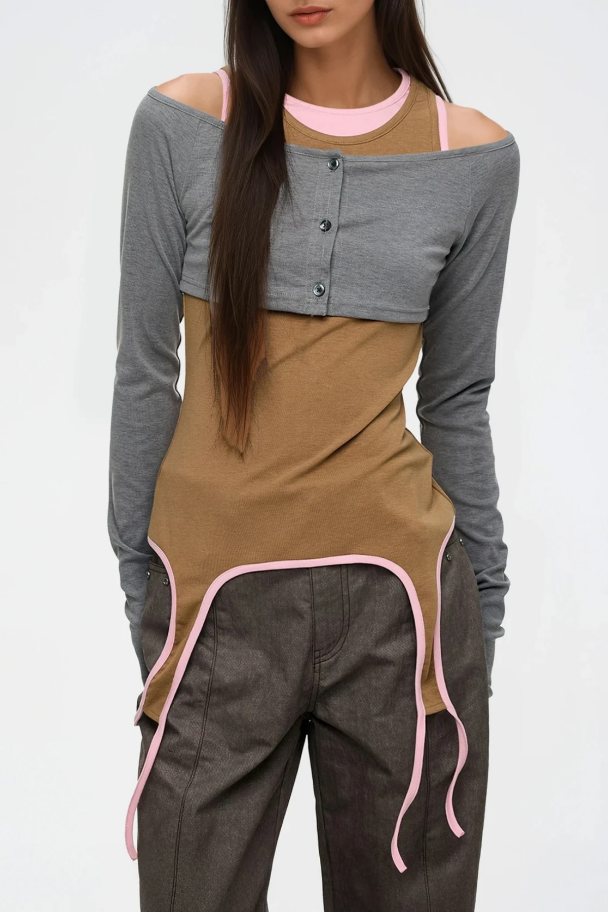 Fanni Two Piece Deconstruct Top In Yellow