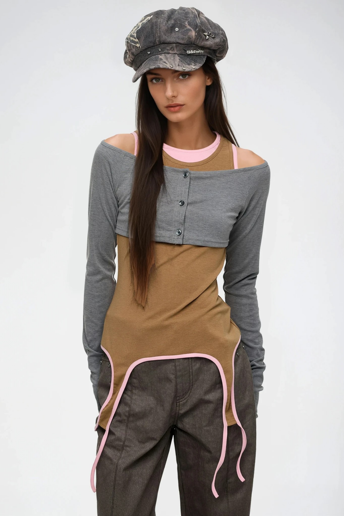 Fanni Two Piece Deconstruct Top In Yellow