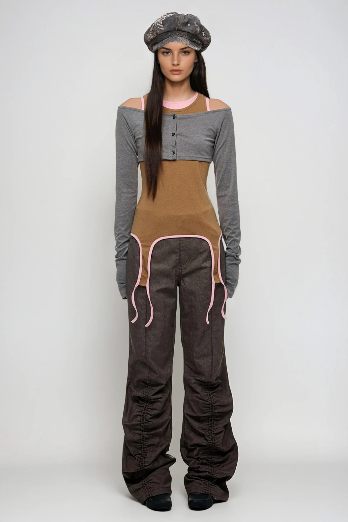 Fanni Two Piece Deconstruct Top In Yellow
