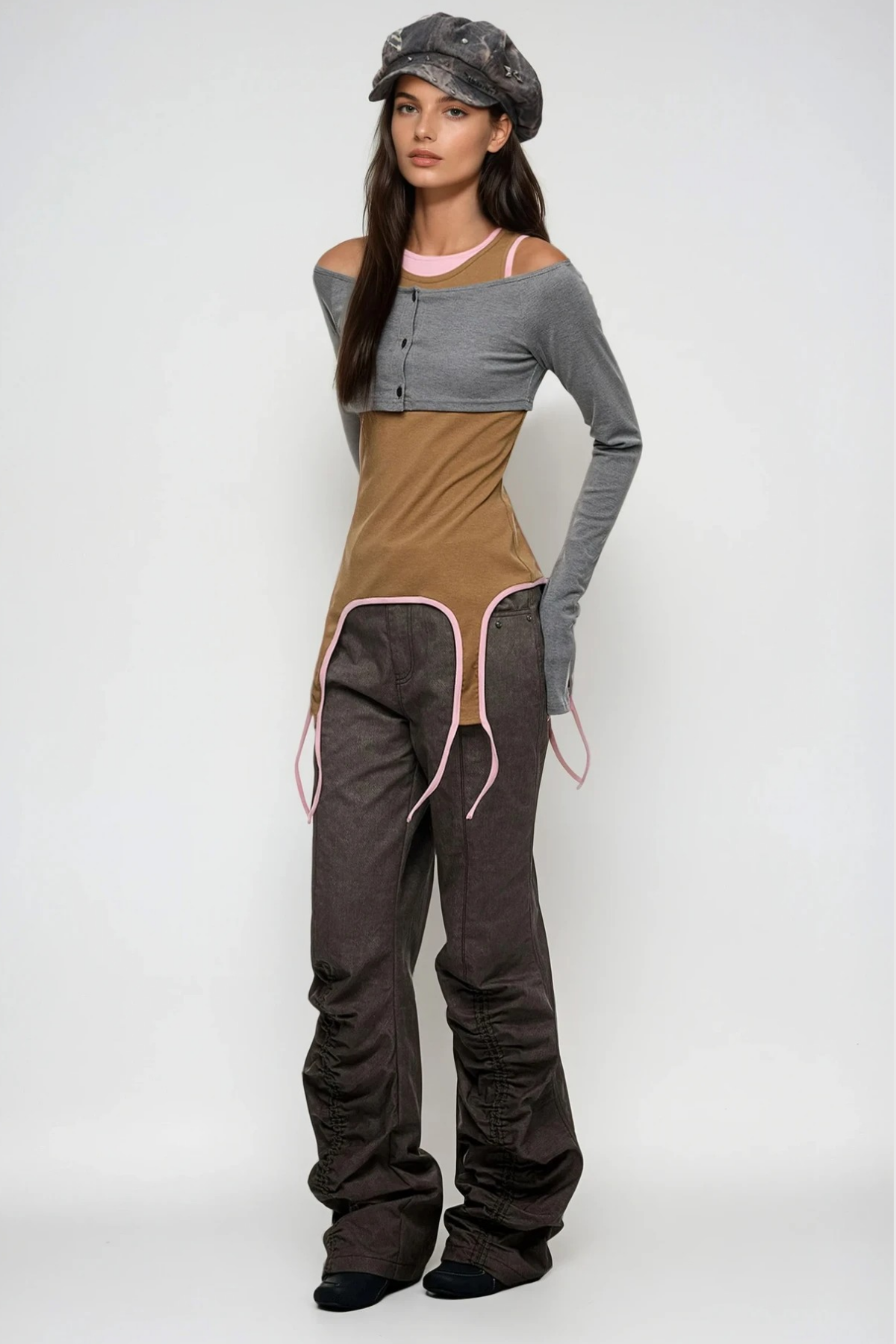 Fanni Two Piece Deconstruct Top In Yellow