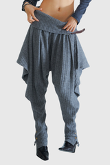Faten Deconstruct Draped Knit Pants