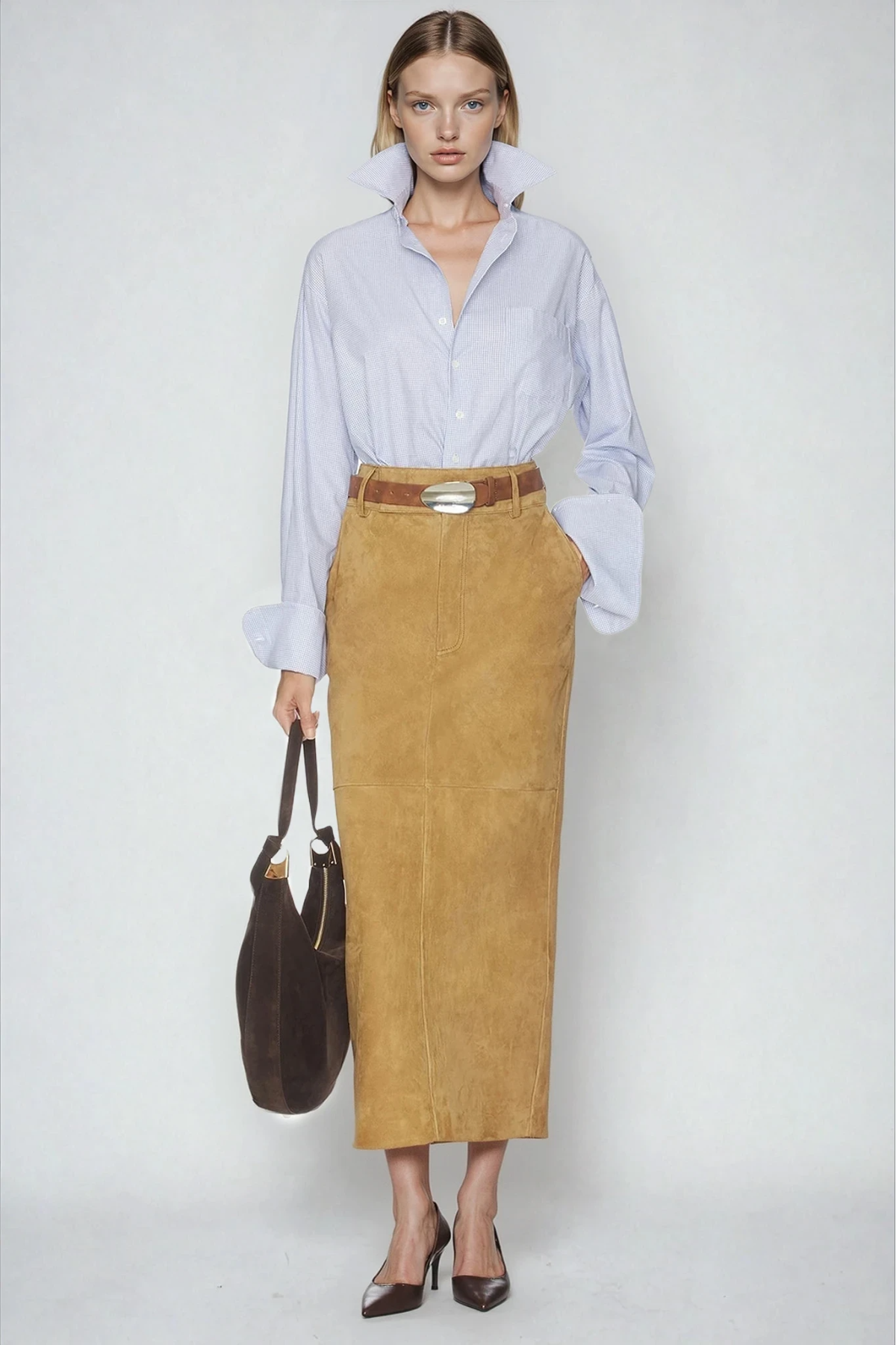 Fatmanur Grid Shirt