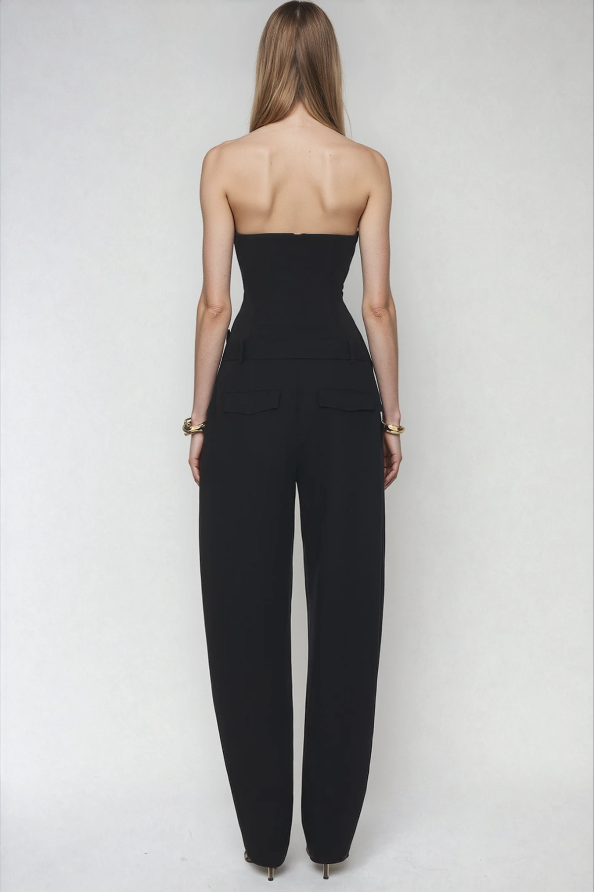 Fatuma Strapless Corset Jumpsuit