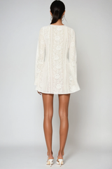 Faust Long Sleeve Floral Mini Dress