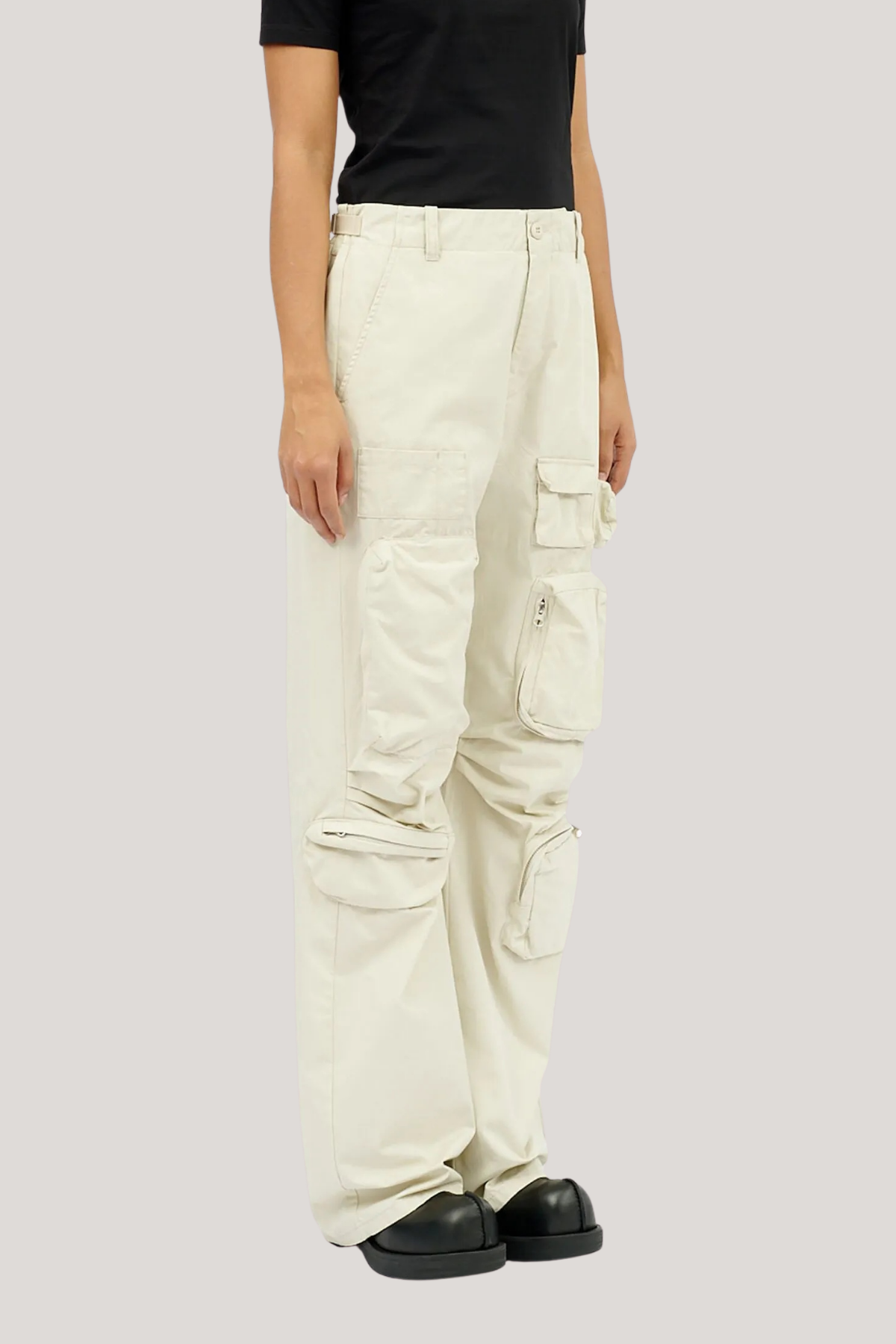 Faustino Asymmetric Cargo Jeans