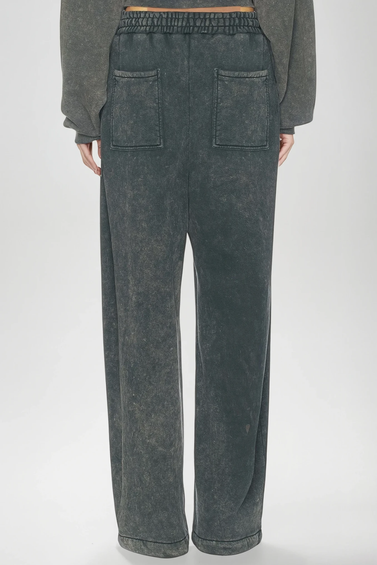 Fayruz Hooded Pants Set In Grey