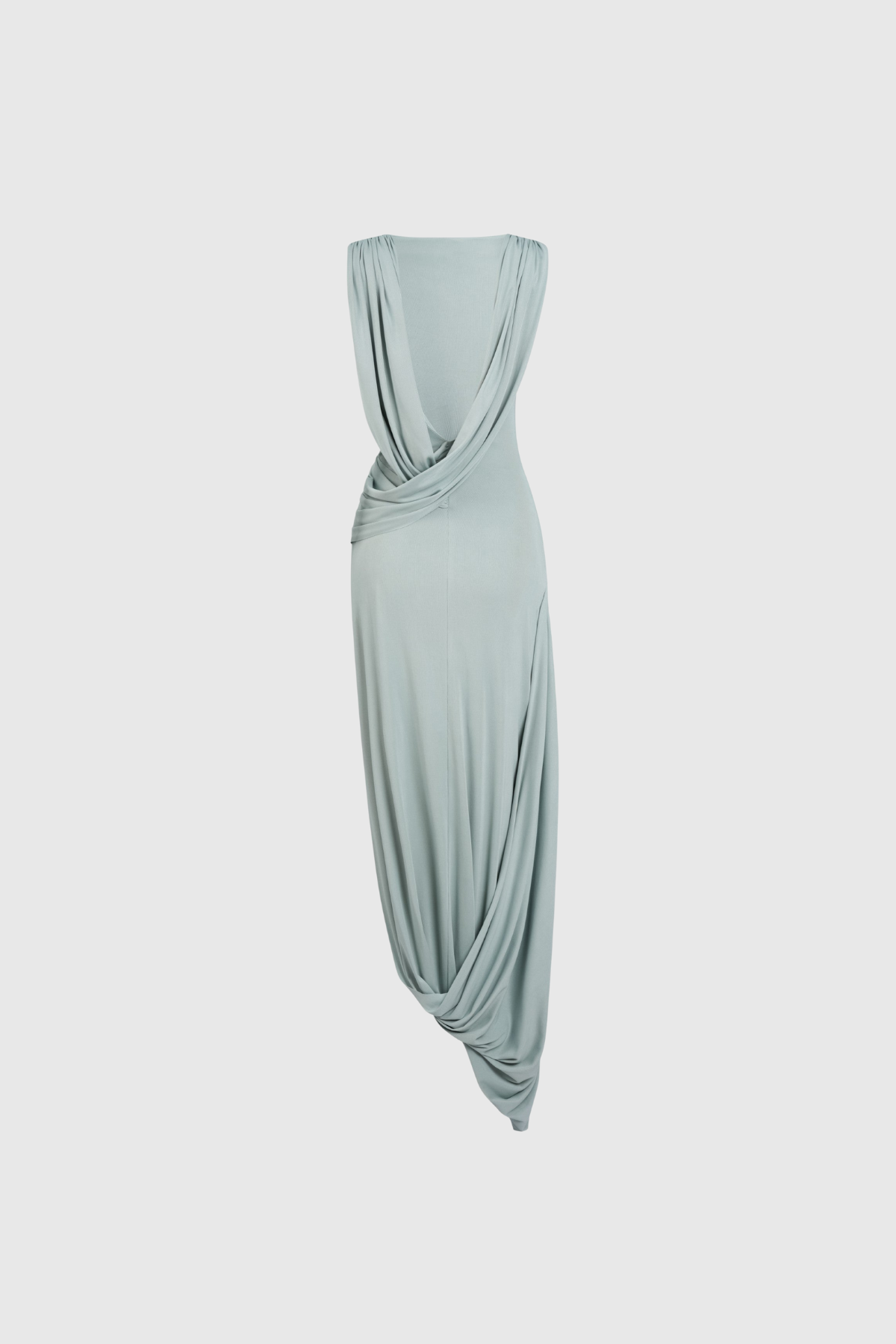 Fearghal Sleeveless Draped Maxi Dress