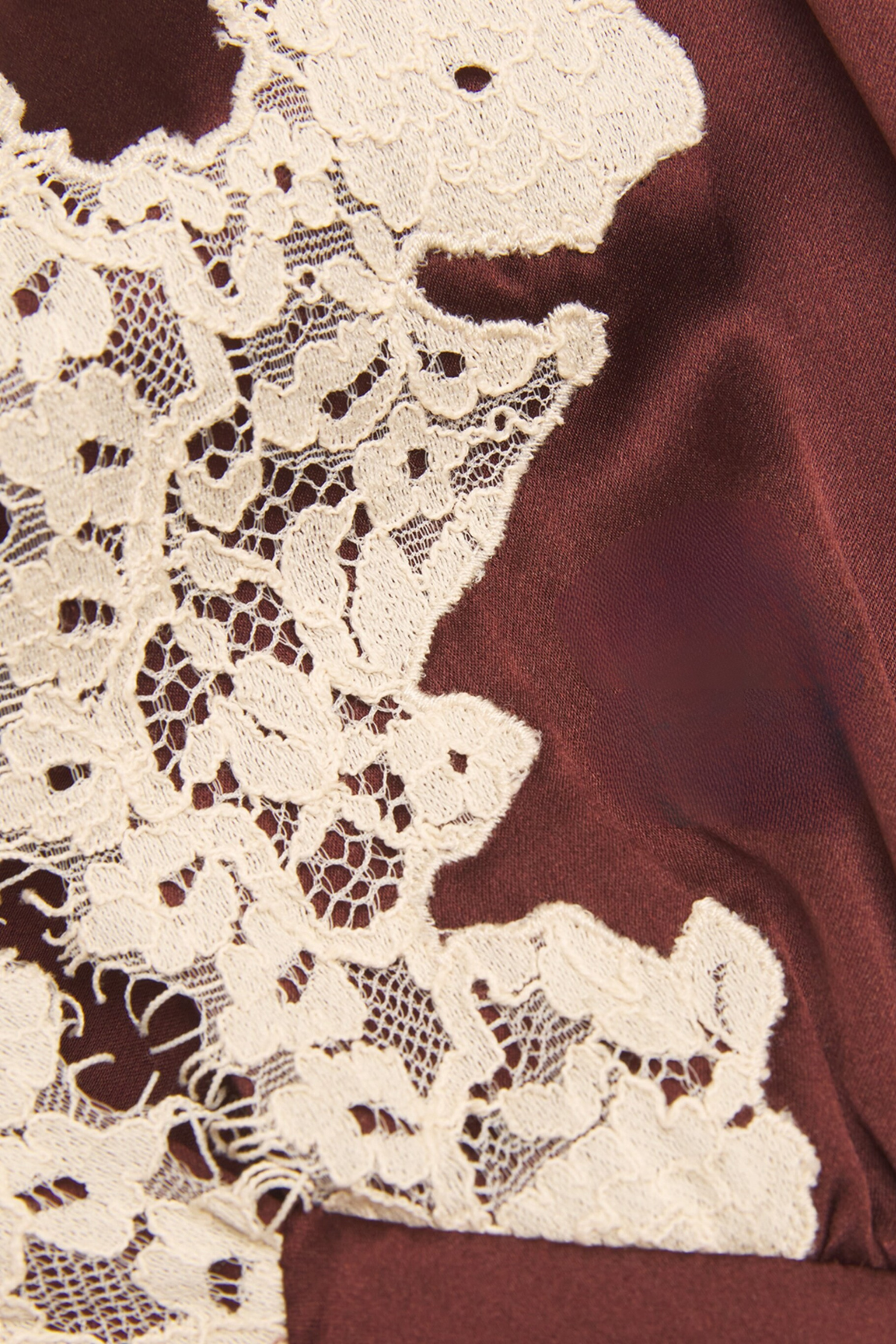 Fedlimid Plunge Lace Maxi Dress